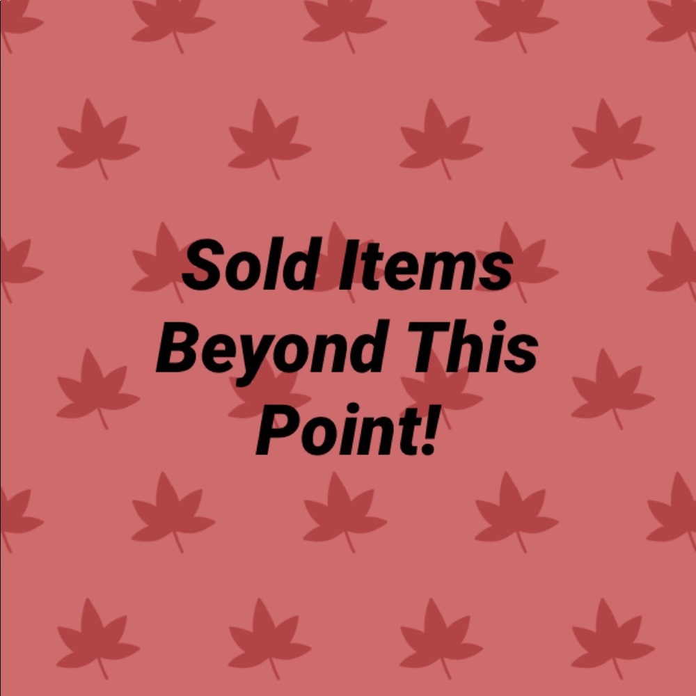 The rest is sold!
